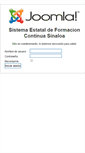 Mobile Screenshot of formacioncontinuasinaloa.gob.mx