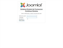 Tablet Screenshot of formacioncontinuasinaloa.gob.mx